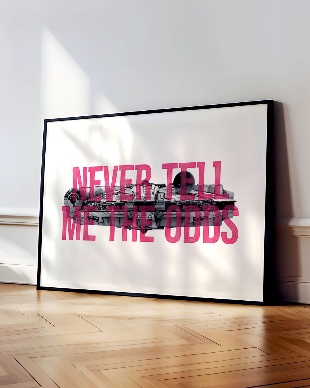 Never Tell Me the Odds Quote Poster