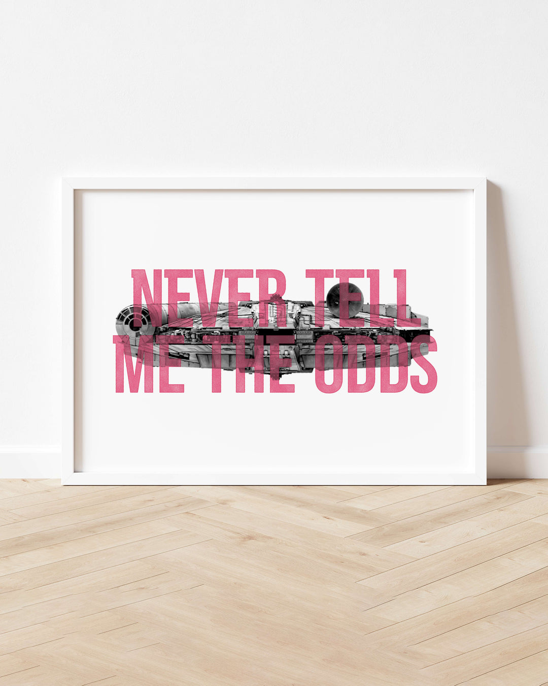 Never Tell Me the Odds Quote Poster