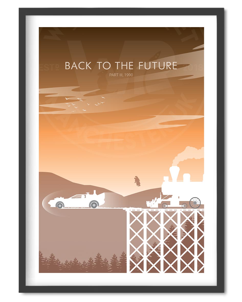 Back to the Future Part III Movie Poster